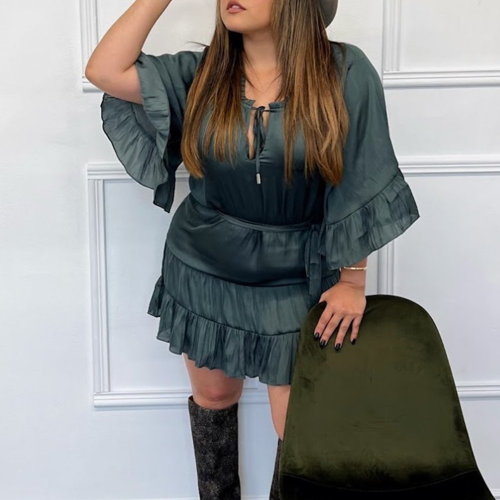 Silk Fall Dress